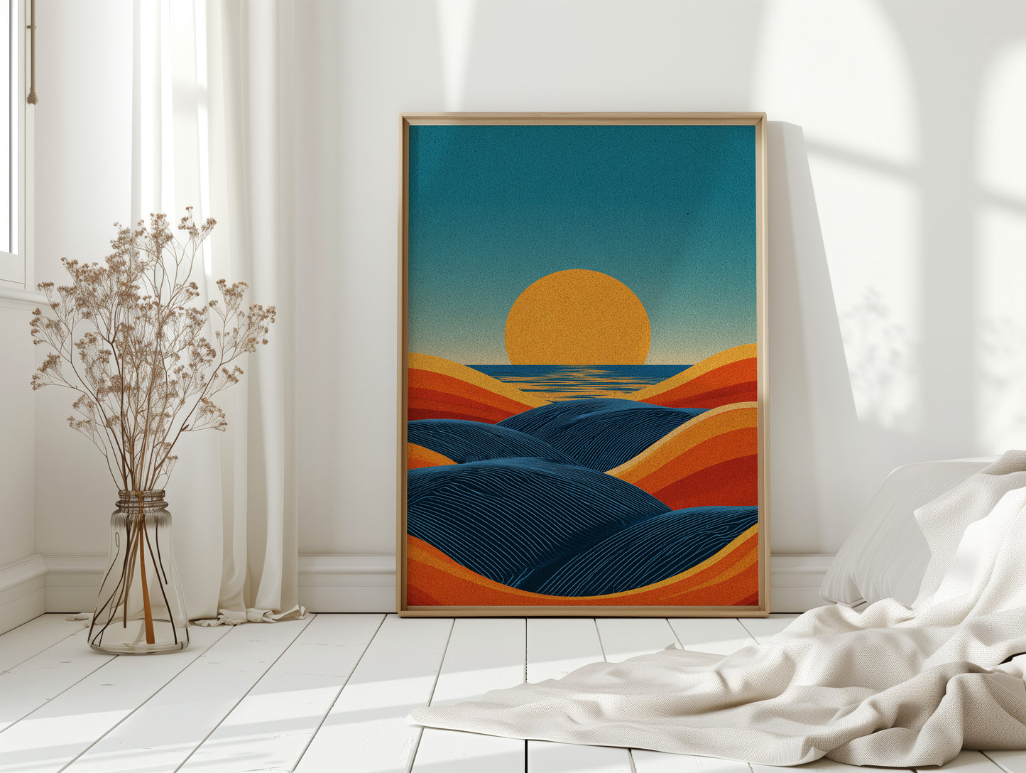 Sunset Over Rolling Dunes