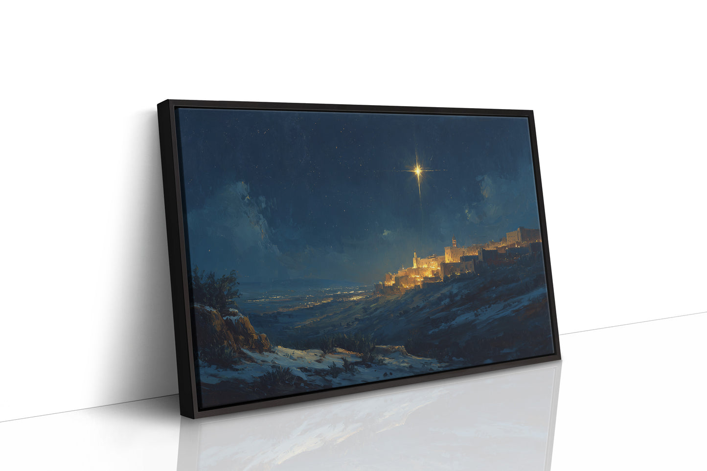 Ancient City Under Celestial Light