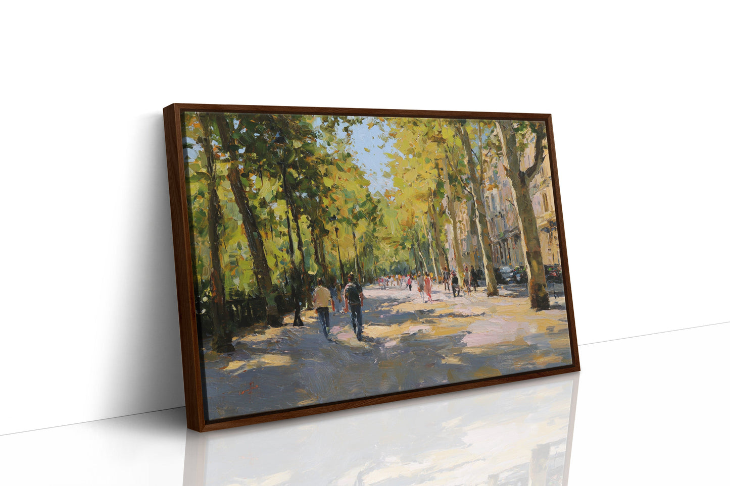 Autumn Light Dances Through City Trees
