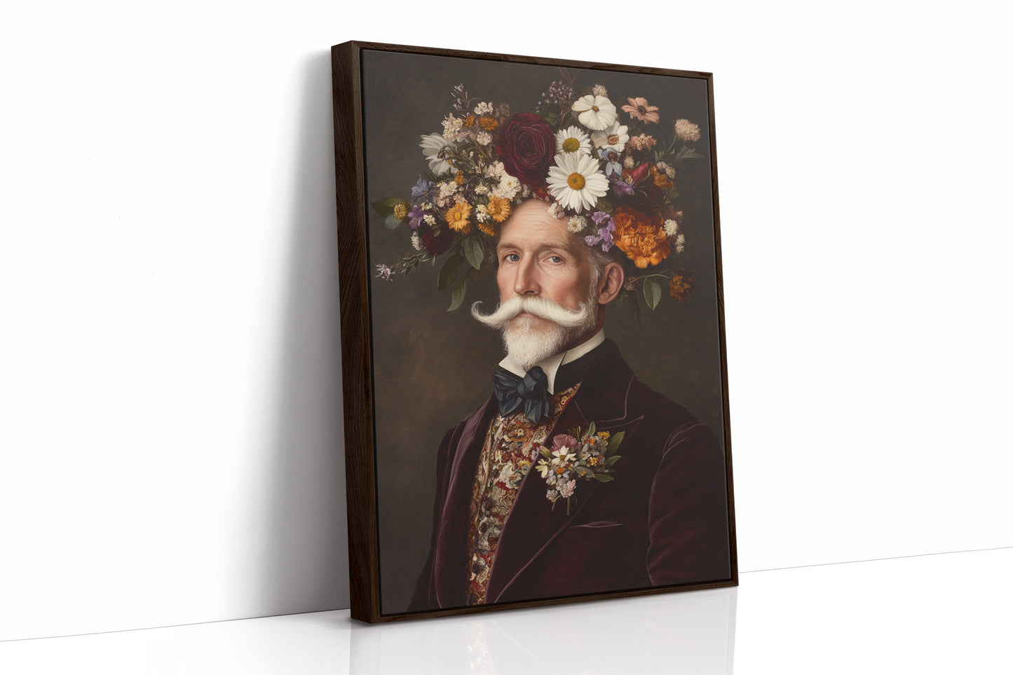 Velvet Gentleman in Wildflower Crown