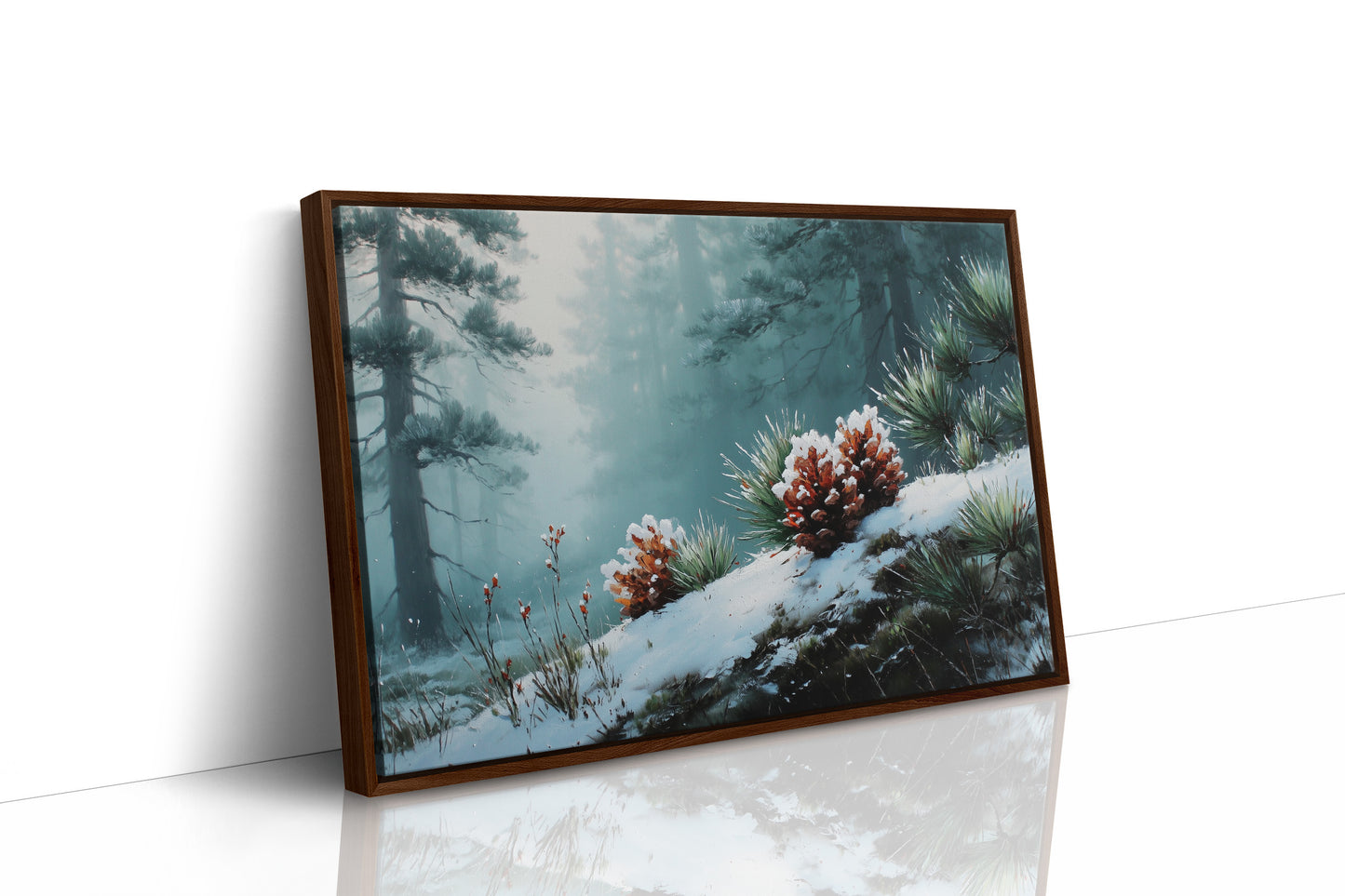 Winter Pinecones Paint Moonlit Stories