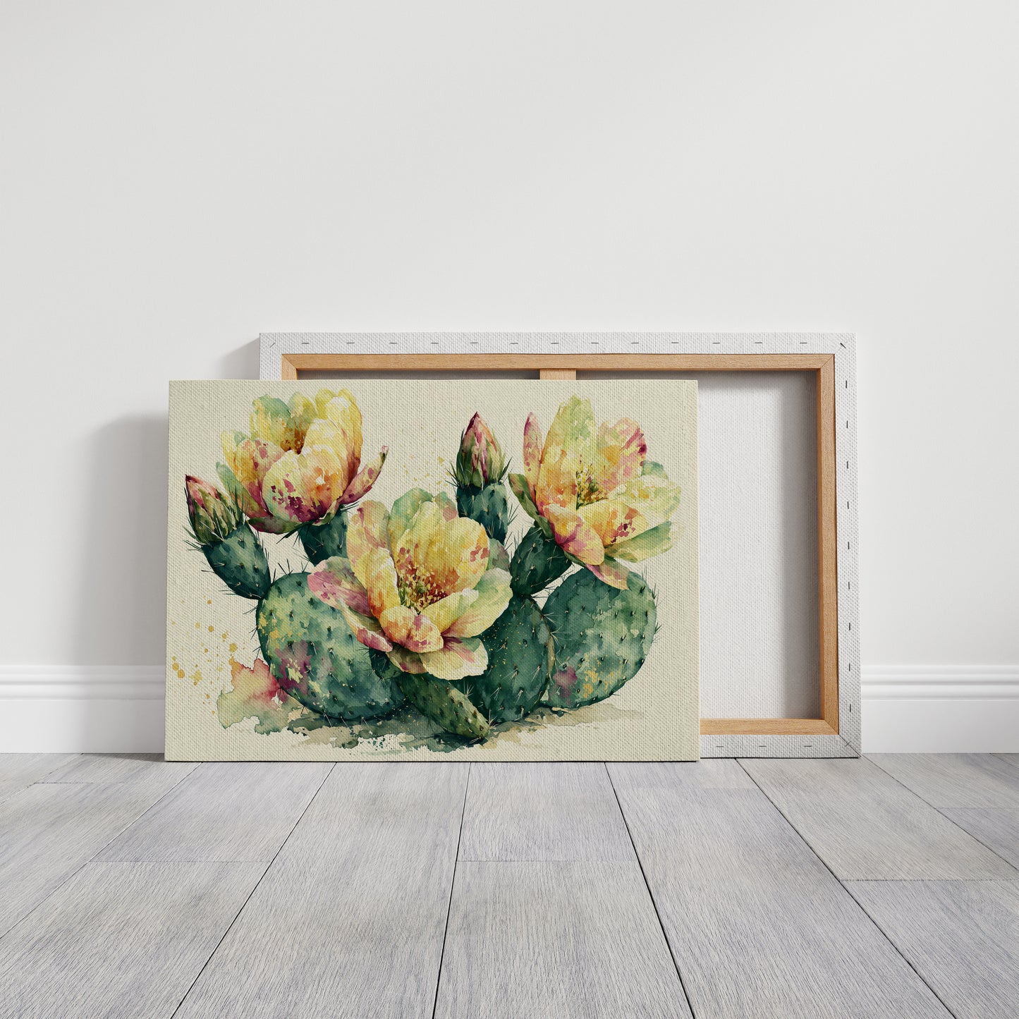 Prickly Pear in Golden Bloom