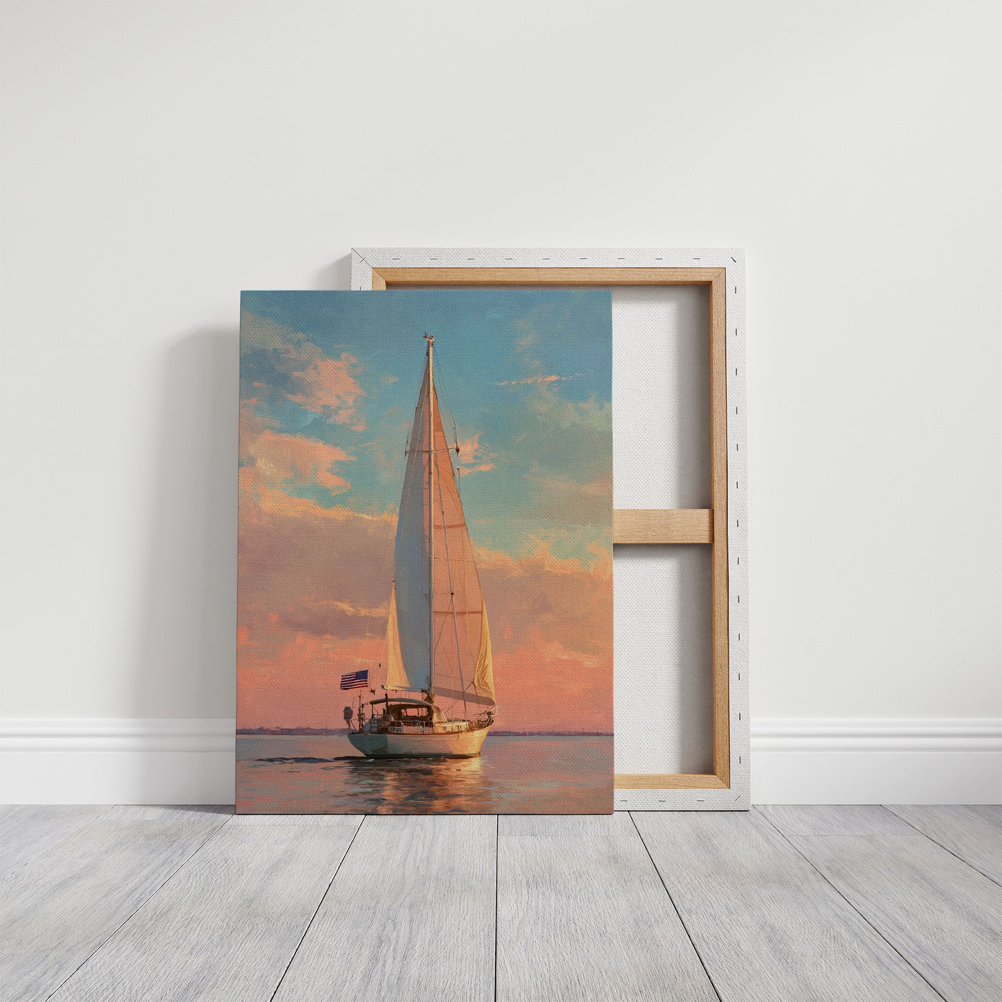 Coral Skies Meet Sailor's Freedom