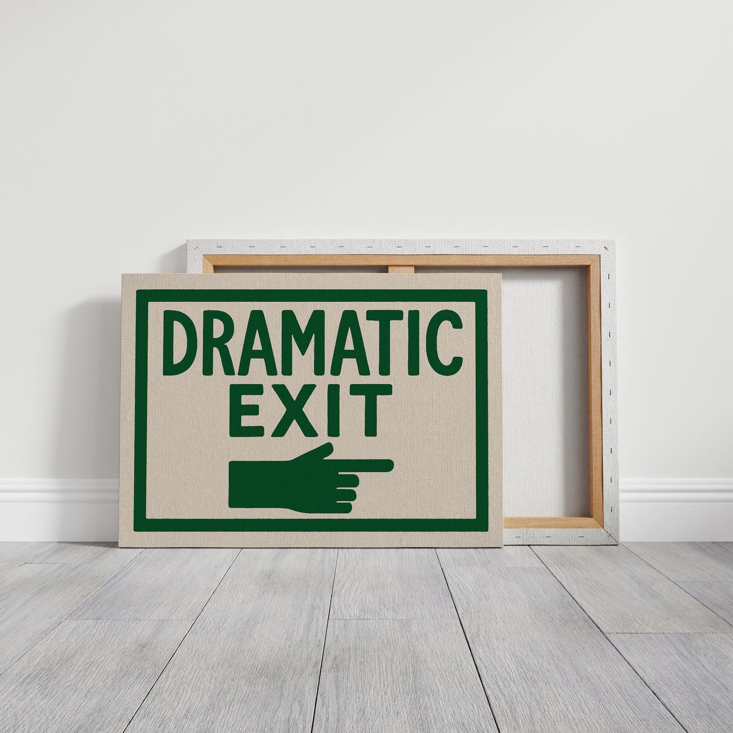 Dramatic Exit (Stage Left)