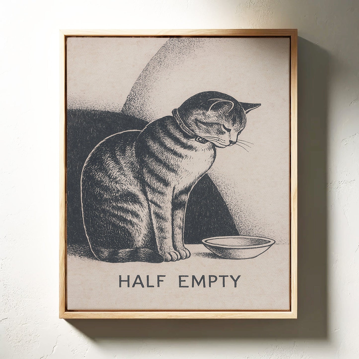 Half Empty Cat
