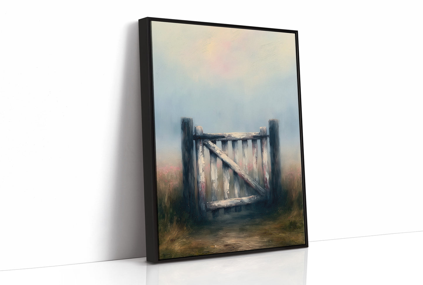 The Old Farm Gate at Dawn
