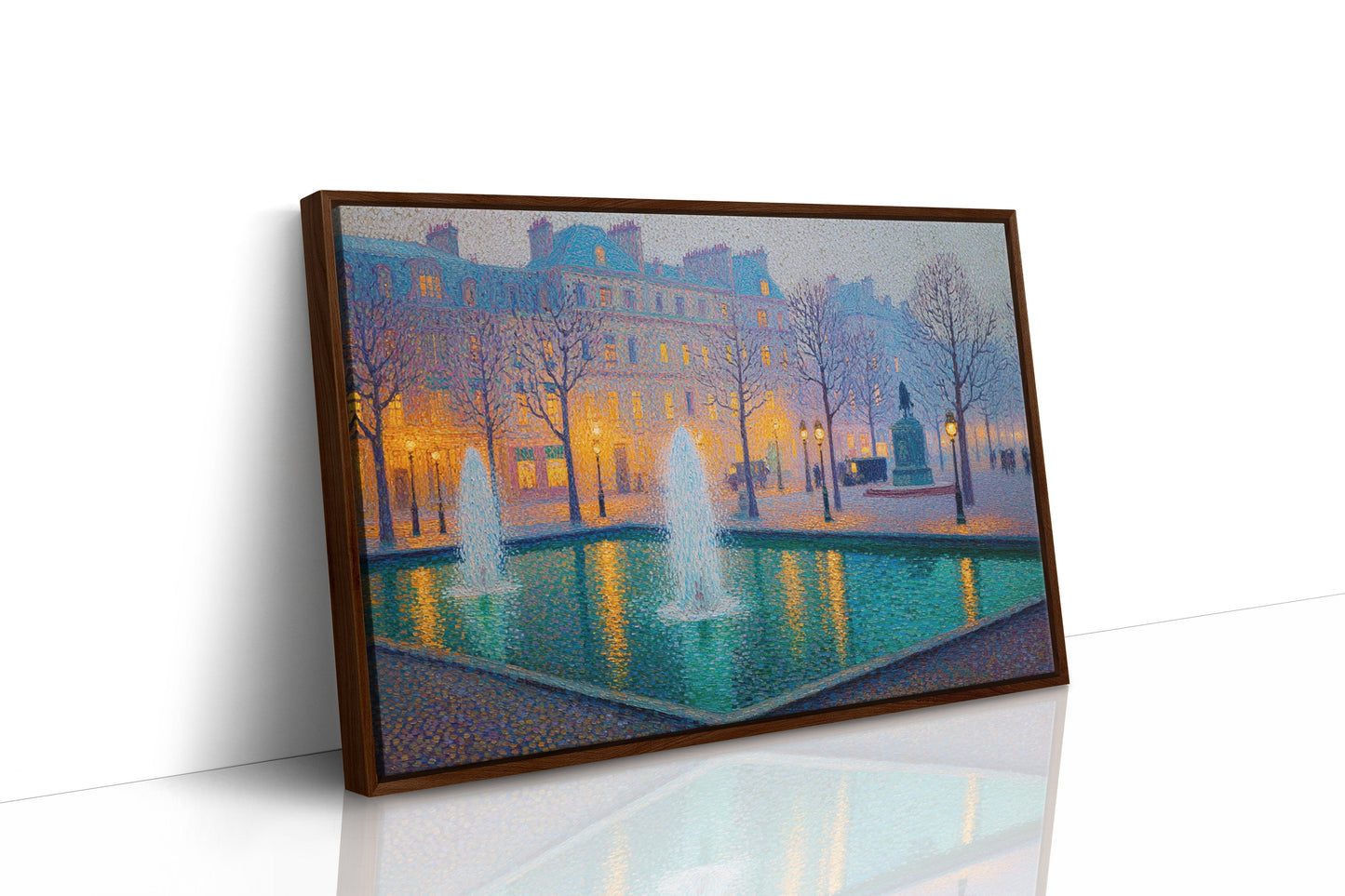 Paris Fountains Dance At Twilight