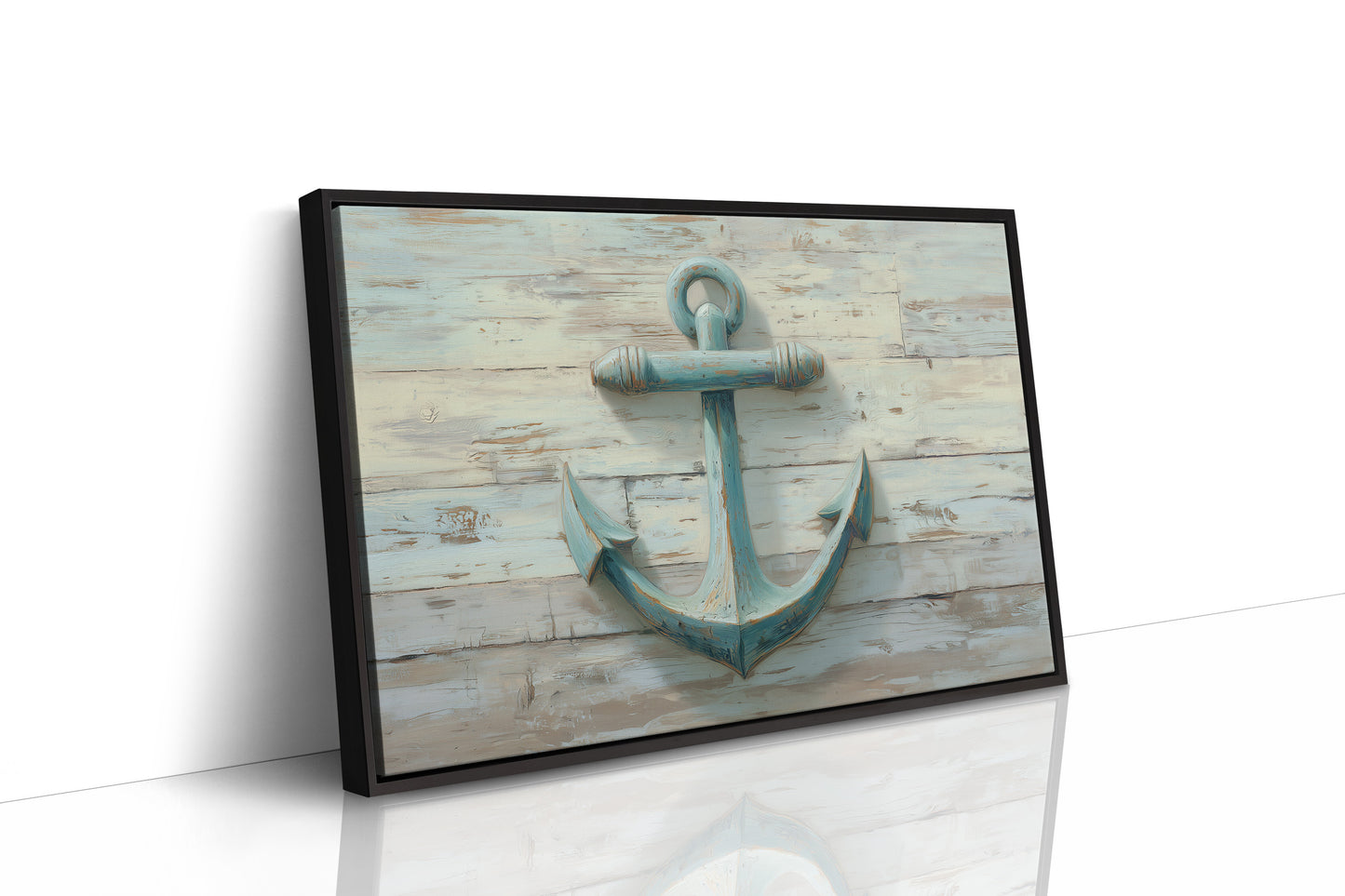 Weathered Blue Holds Coastal Memory