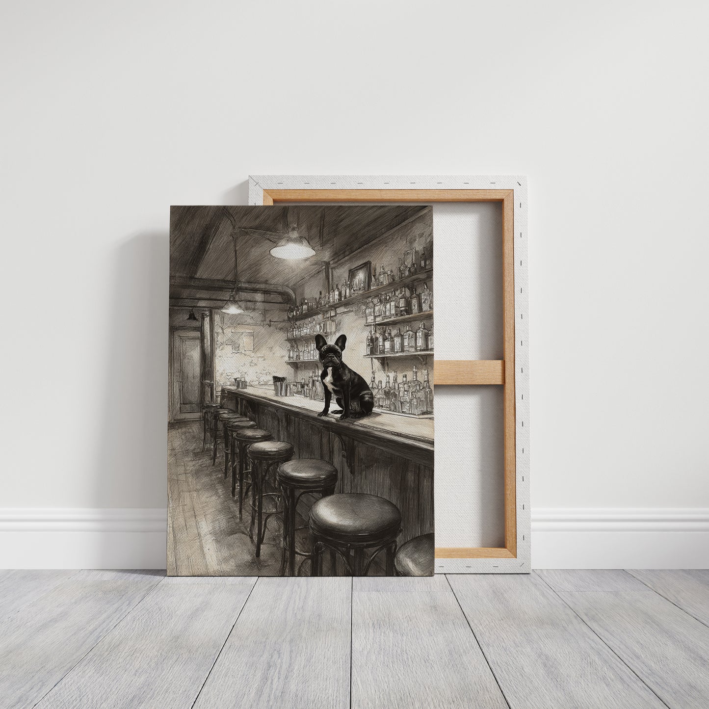 Beneath The Bar's Gentle Glow