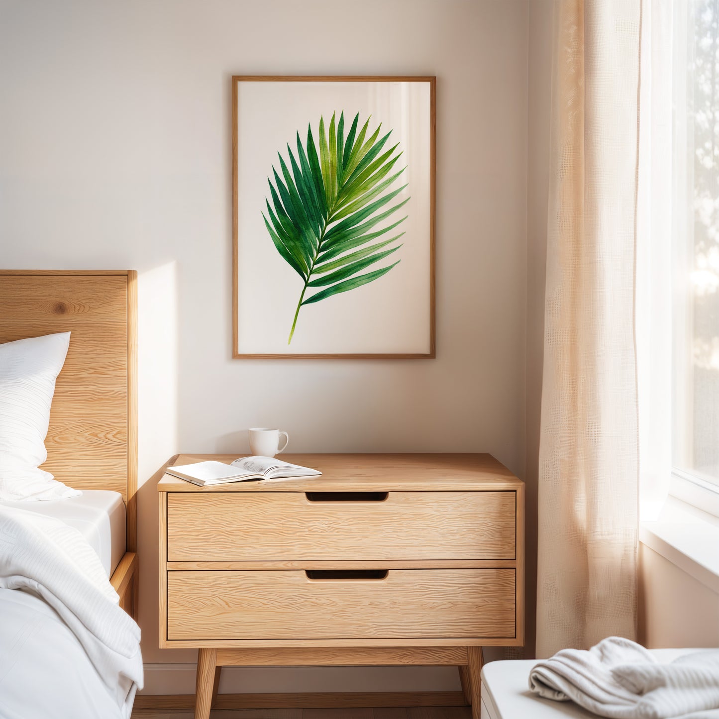 Emerald Fronds in Gentle Breeze