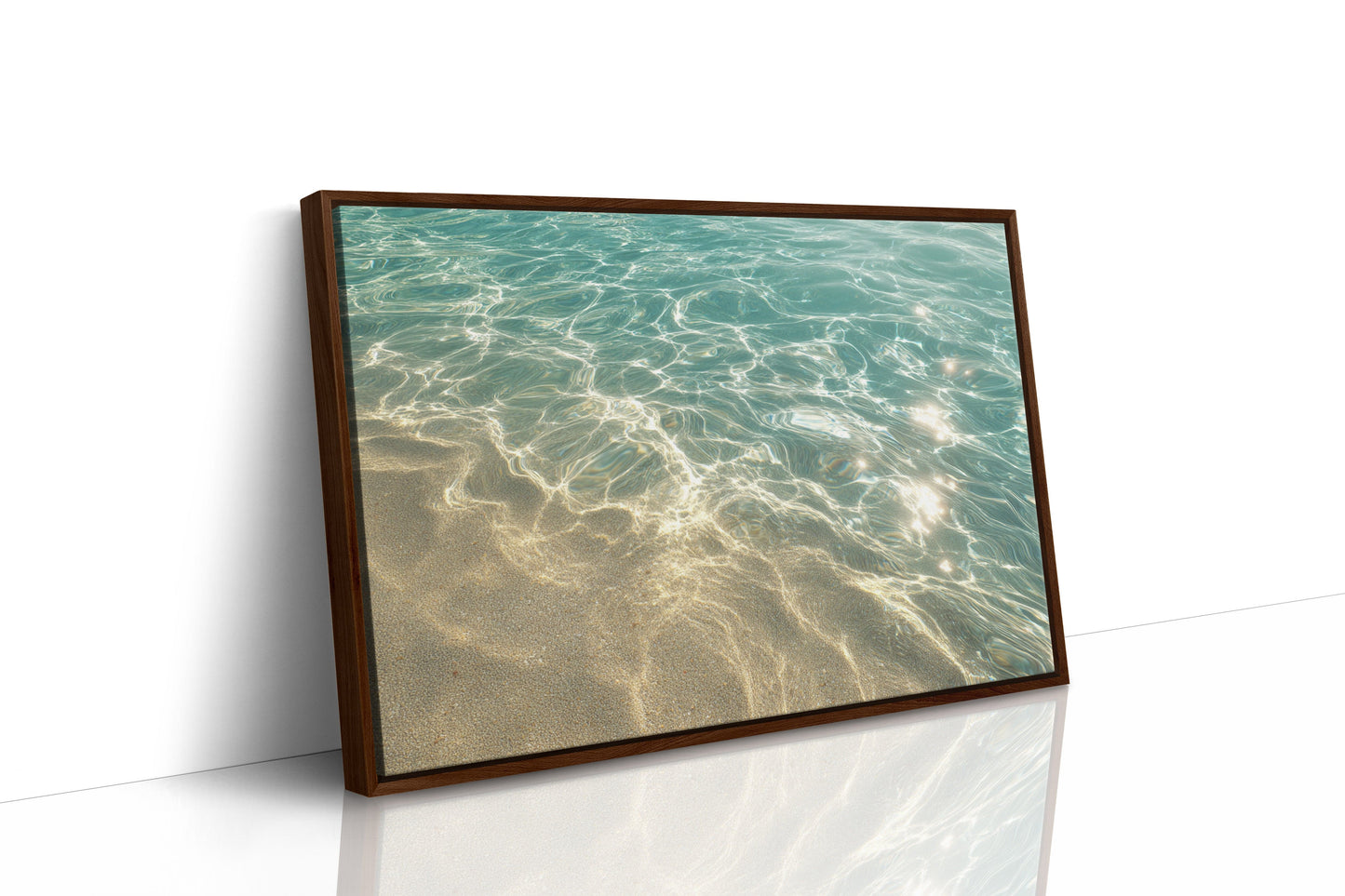 Crystal Tides Kiss Golden Shore