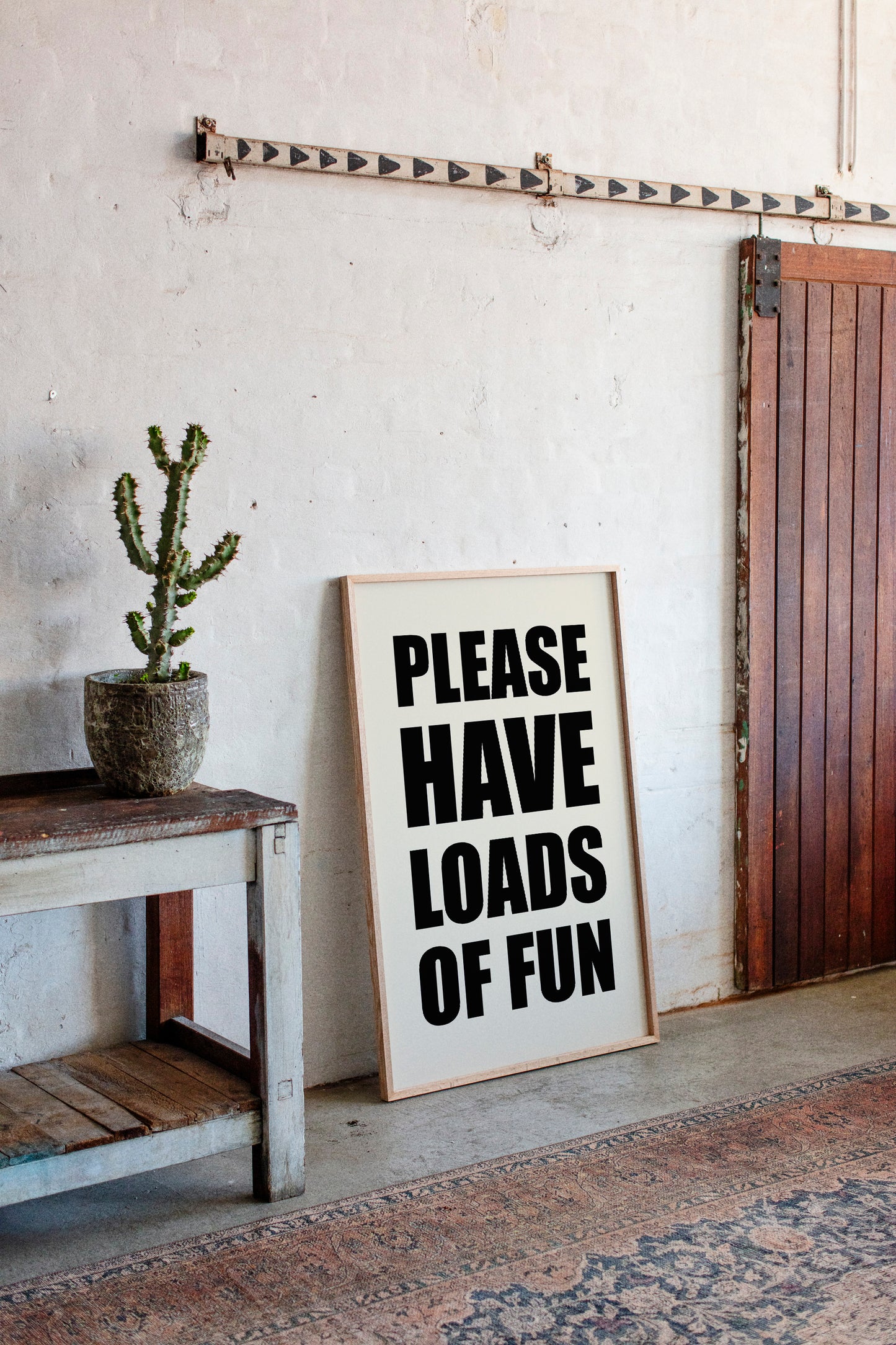 Bold Letters Make Polite Demands