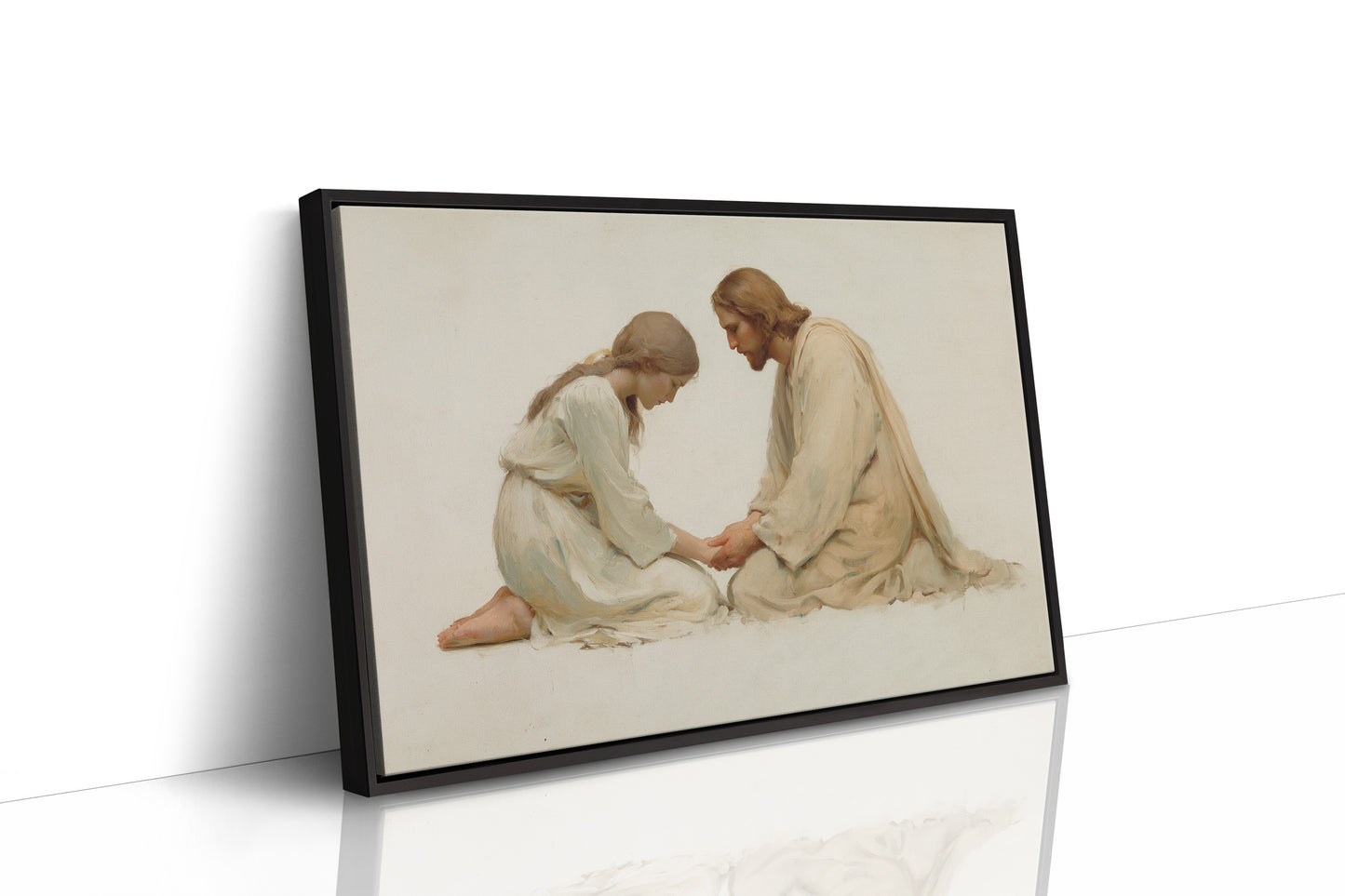 Whispered Devotion in Ivory Light