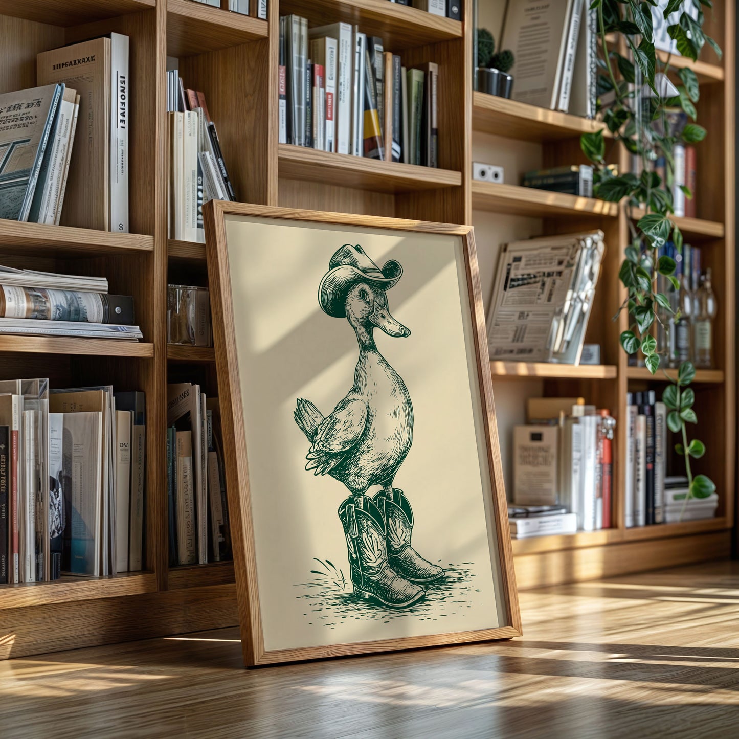 A Duck in Cowboy Boots