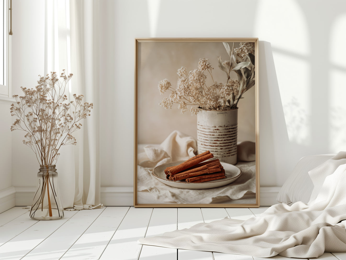 Cinnamon Sticks and Dried Blossoms