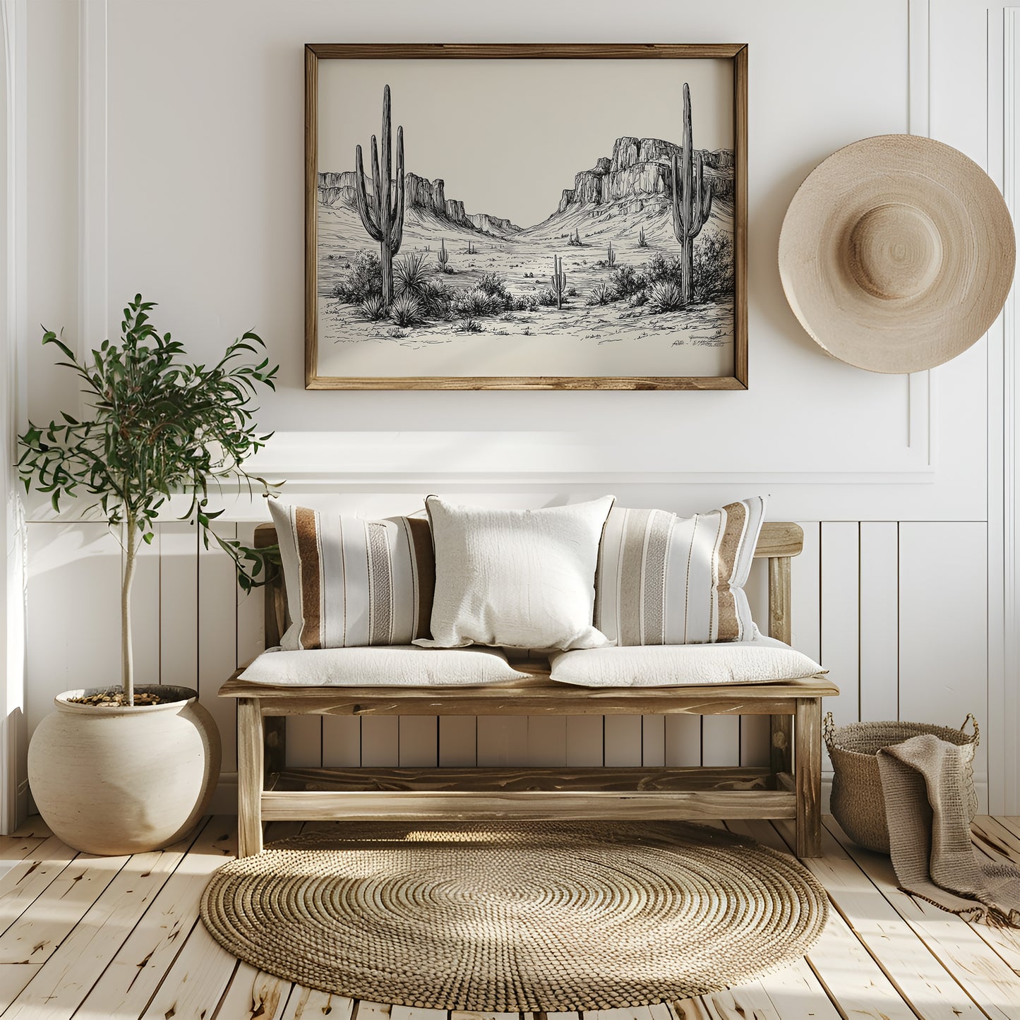 Saguaros Stand Like Ancient Sentinels