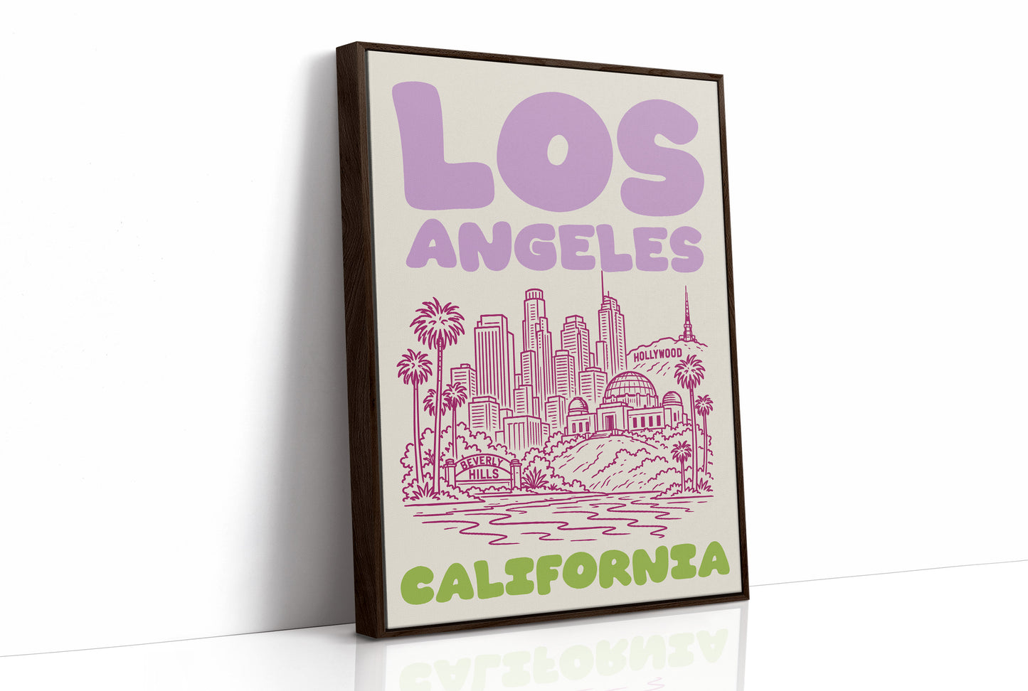 Los Angeles, Bubble Letter Skyline