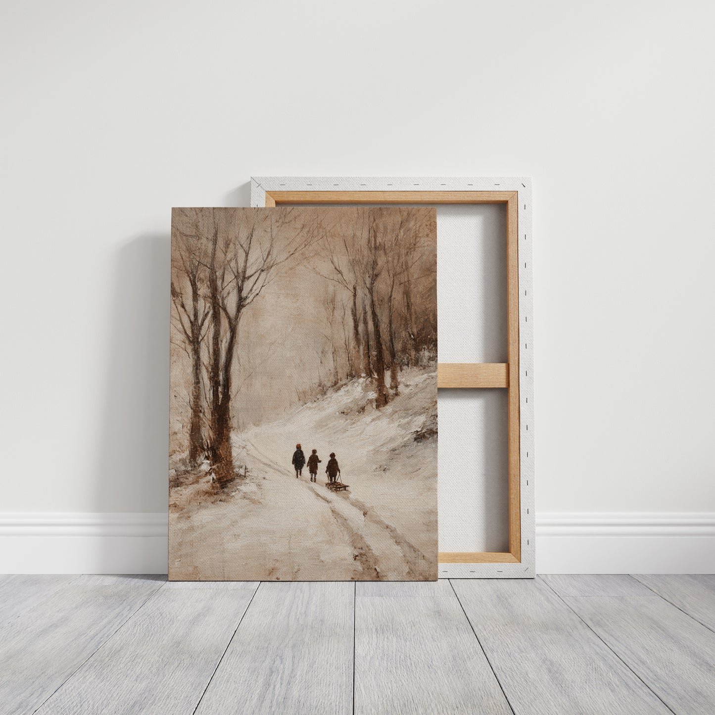 Footsteps Through Winter's Embrace