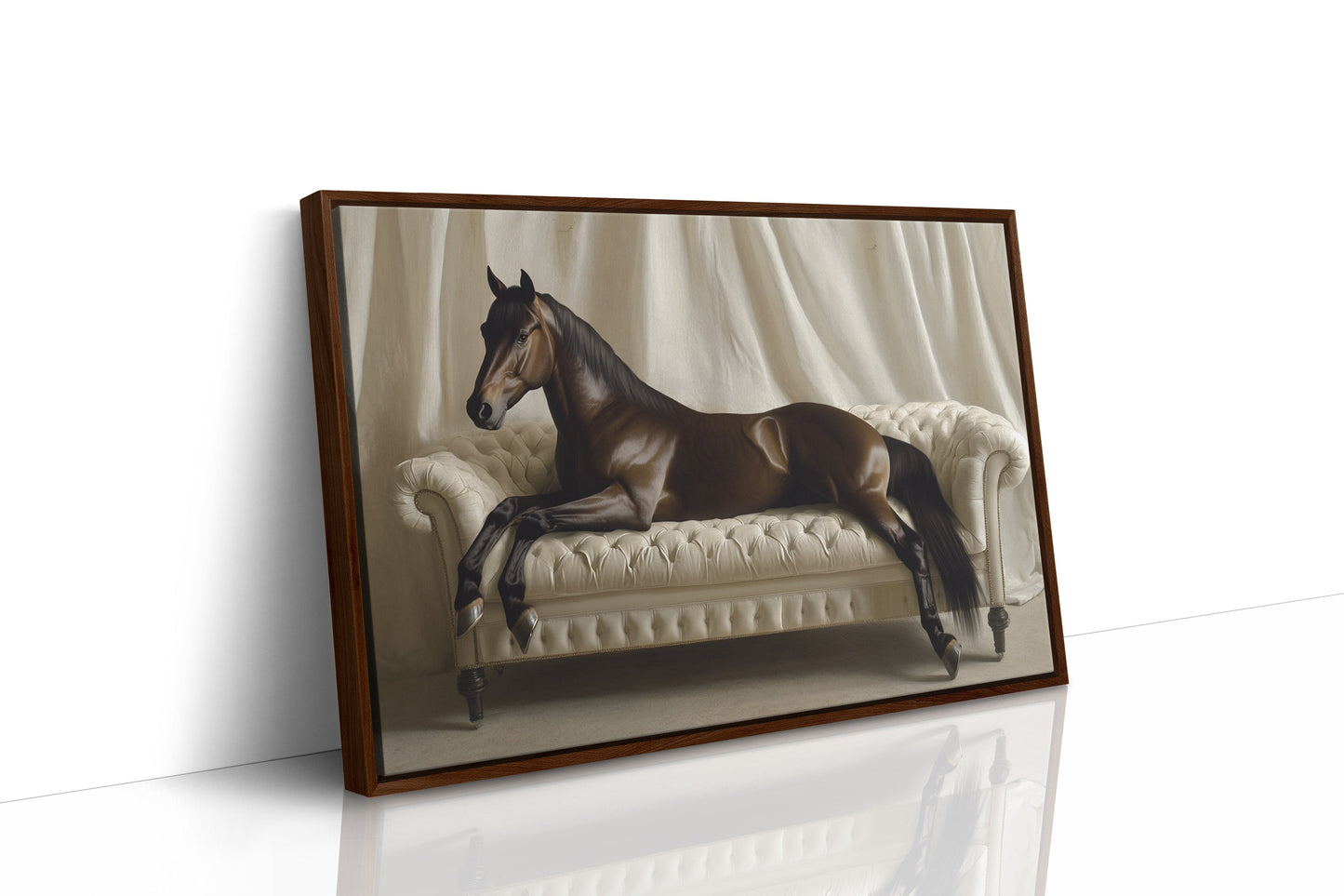 Surreal Horse Lounge Fine Art Print