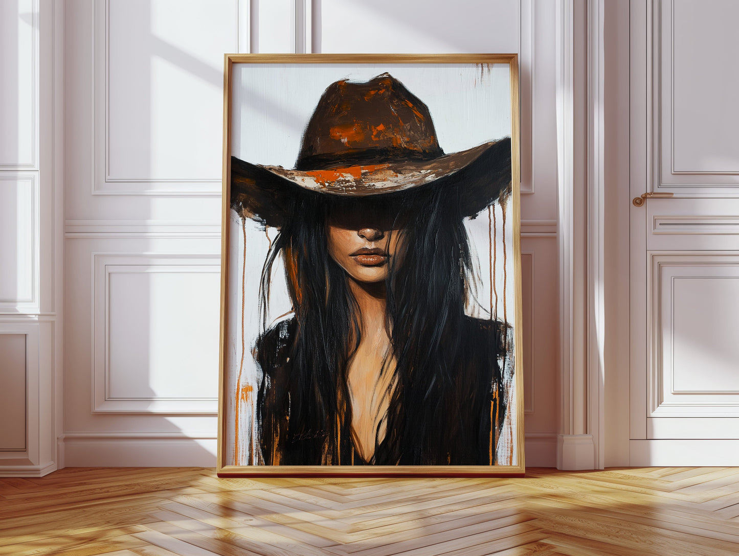 Ember Noir – Western Cowgirl Wall Art