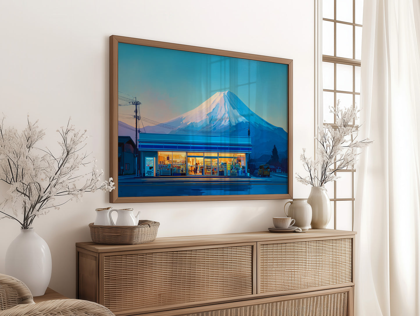 Late Night Under Mount Fuji