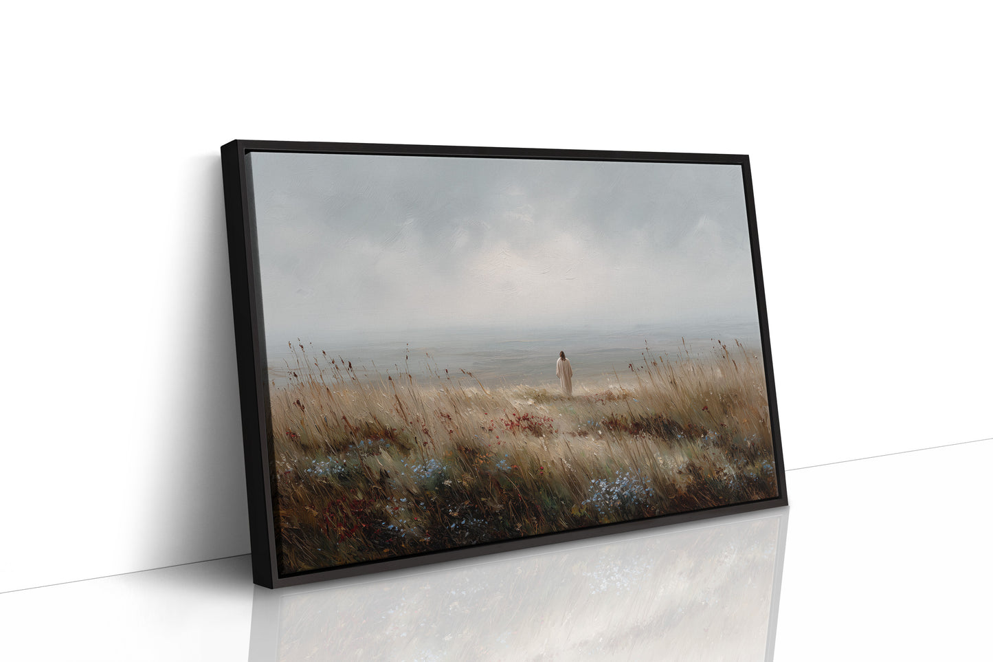 Solitude Calls Across Misty Fields