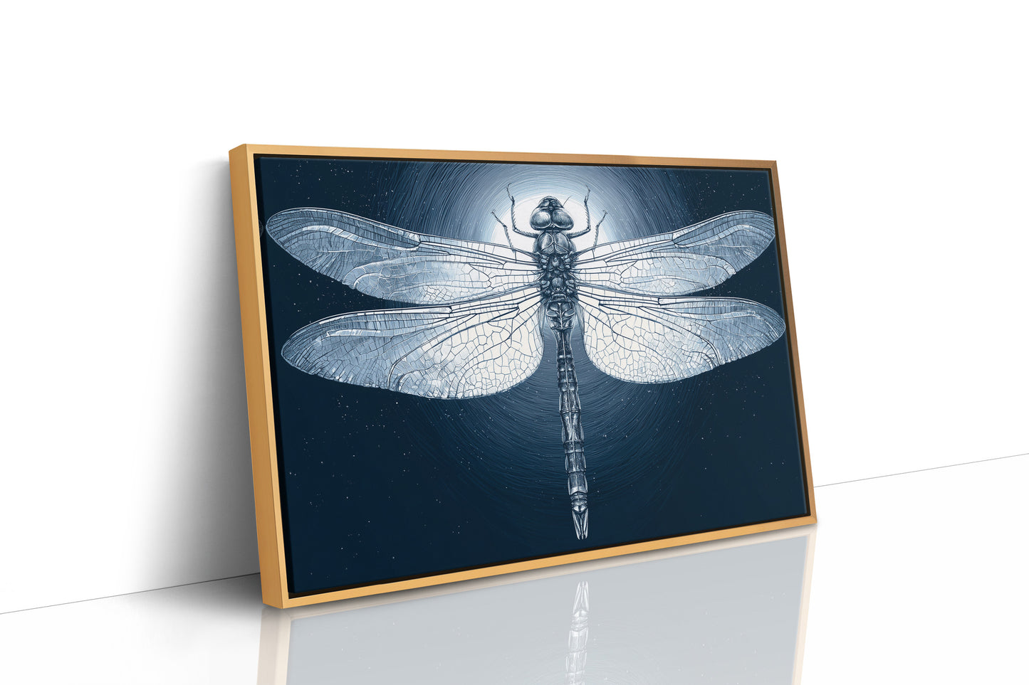 Dragonfly by Moonlight