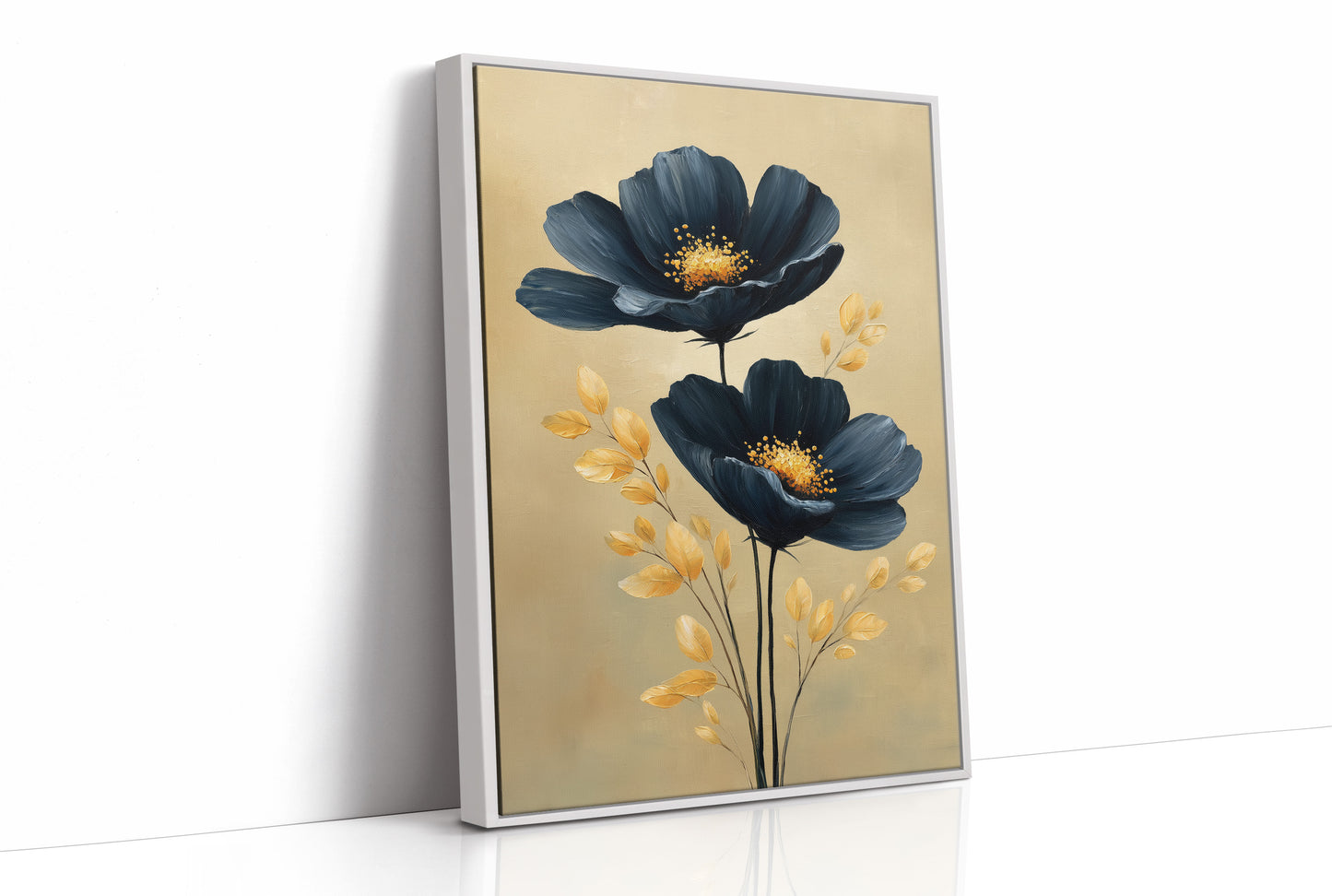 Midnight Blooms Against Golden Dawn