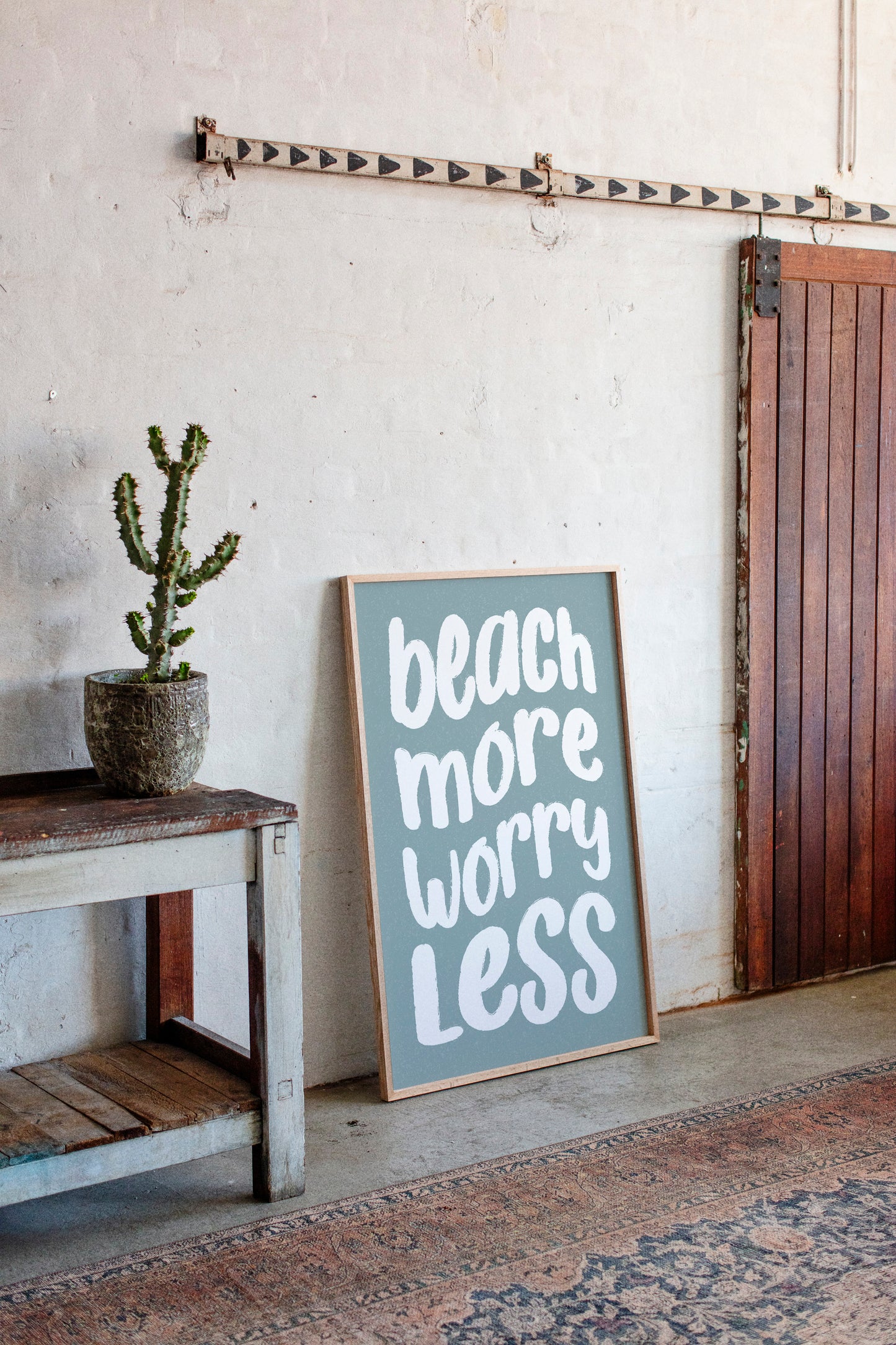 Coastal Letters Paint Simple Freedom