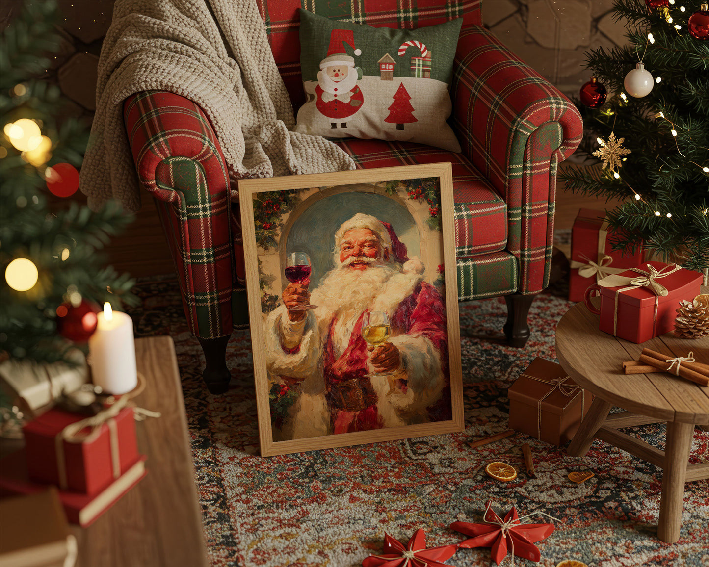 Joyful Toast On Christmas Night