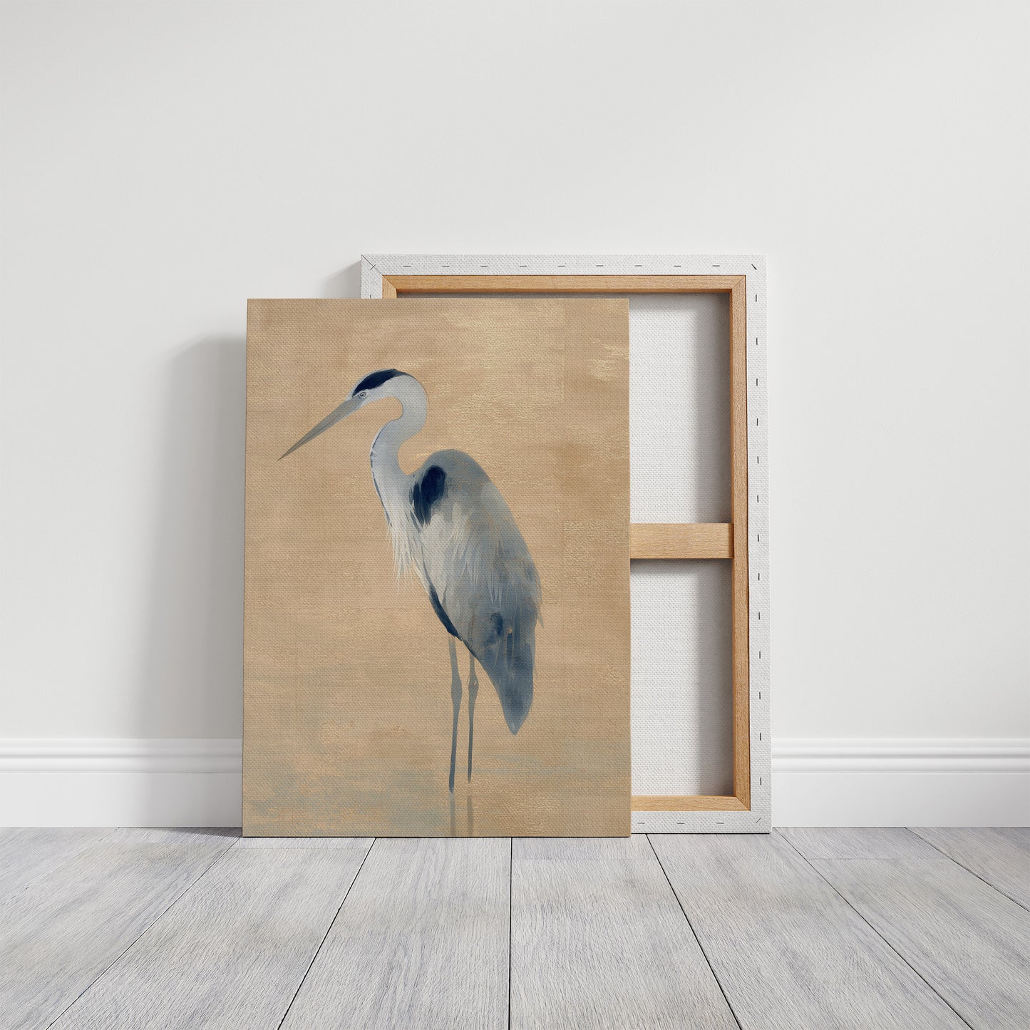 Blue Heron's Morning Meditation Scene