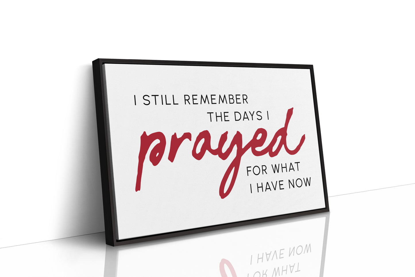 Crimson Gratitude In Modern Typography