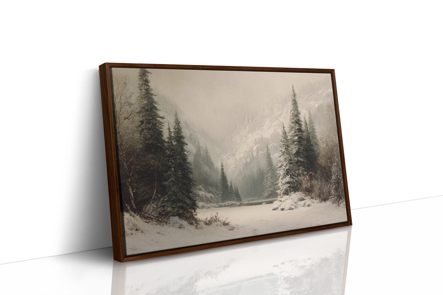 Winter Mist Cradles Mountain Lake