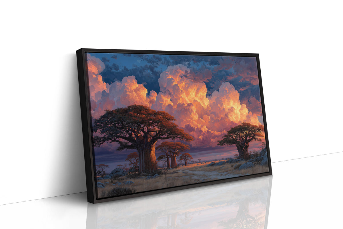 Baobabs Watch the Sky Catch Fire