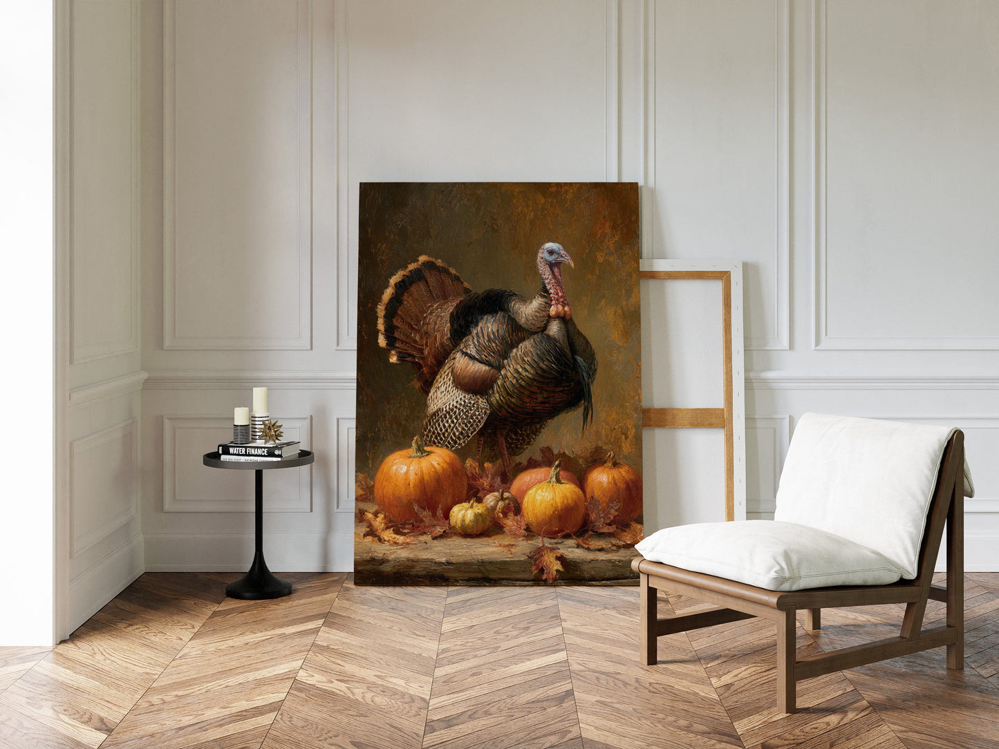 Harvest Pride Among Autumn Pumpkins