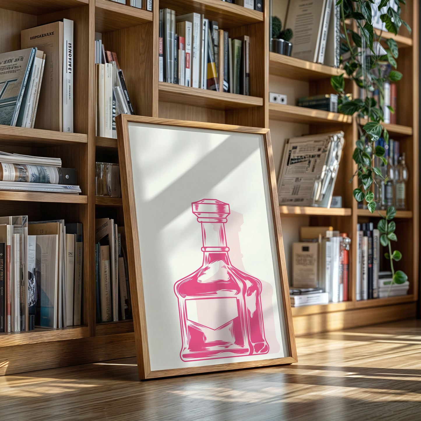 Pink Crystal Holds Midnight Stories