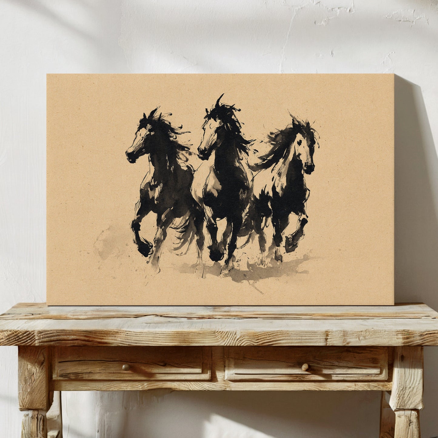 Wild Horses Dance In Ink