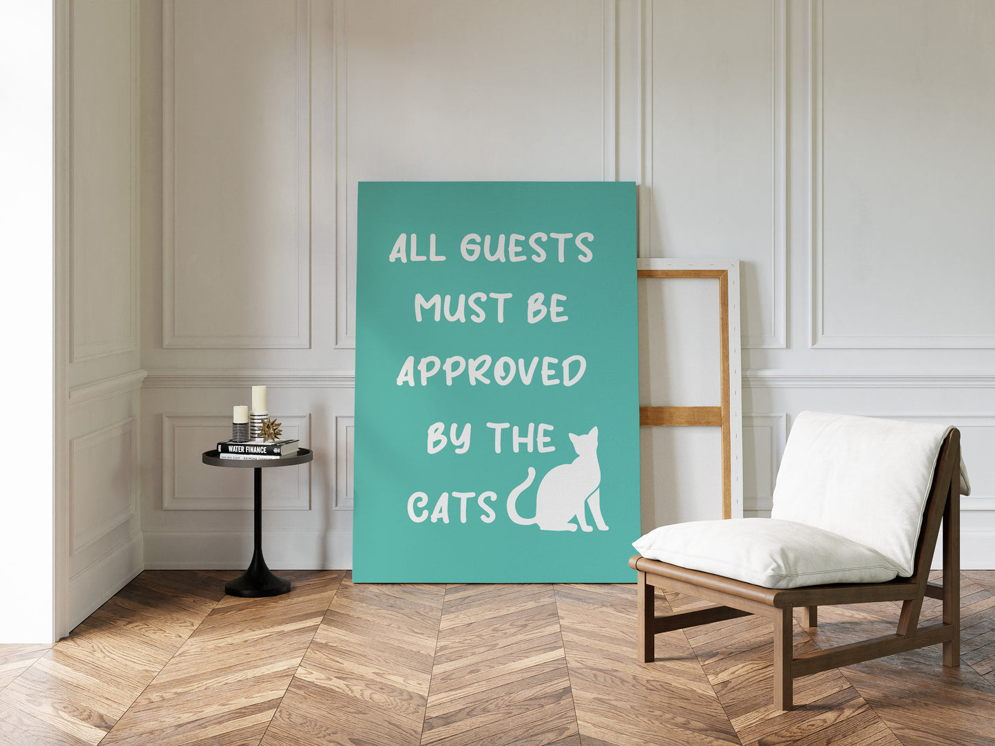Entrance Requires Feline Approval