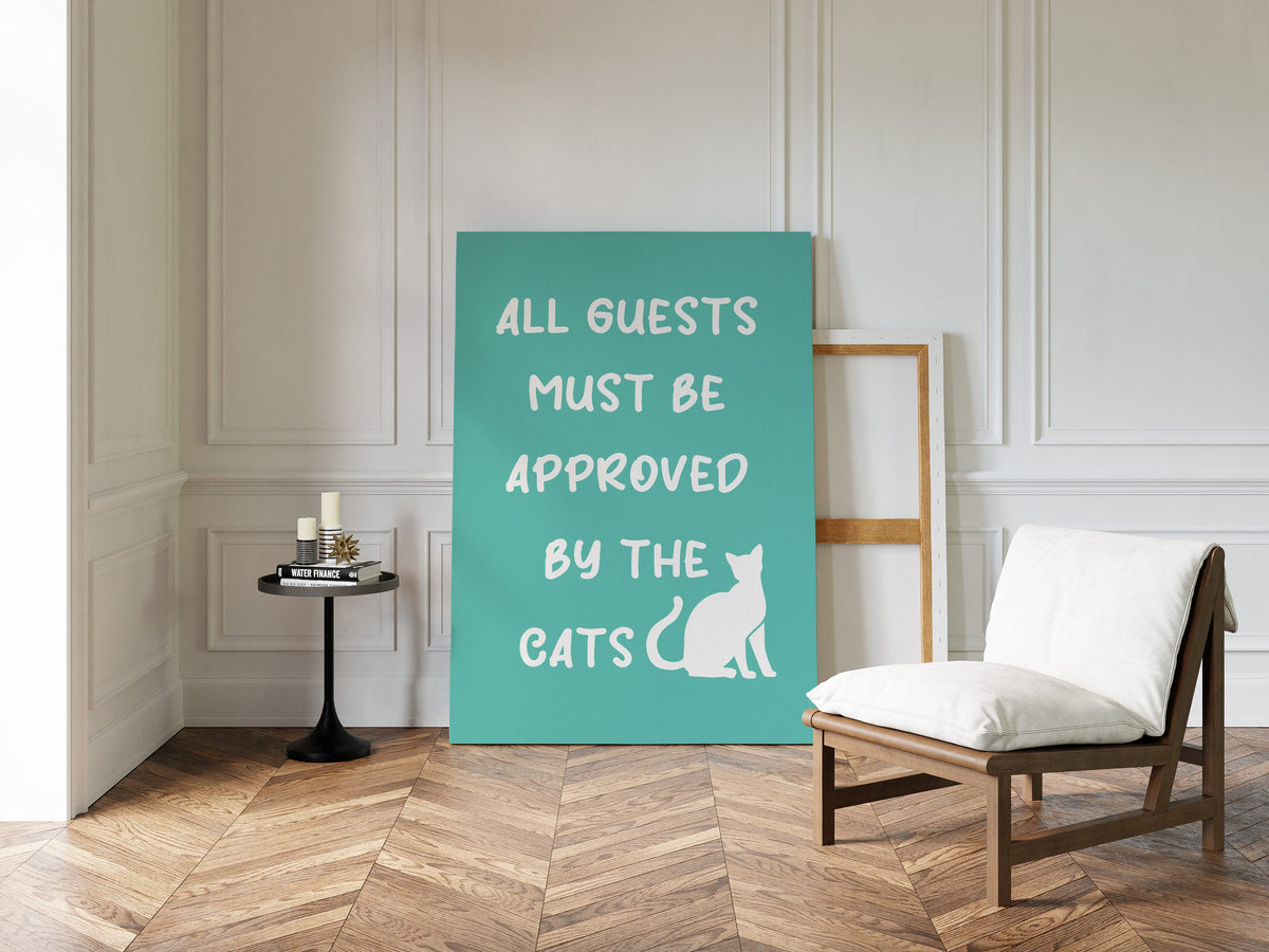 Entrance Requires Feline Approval