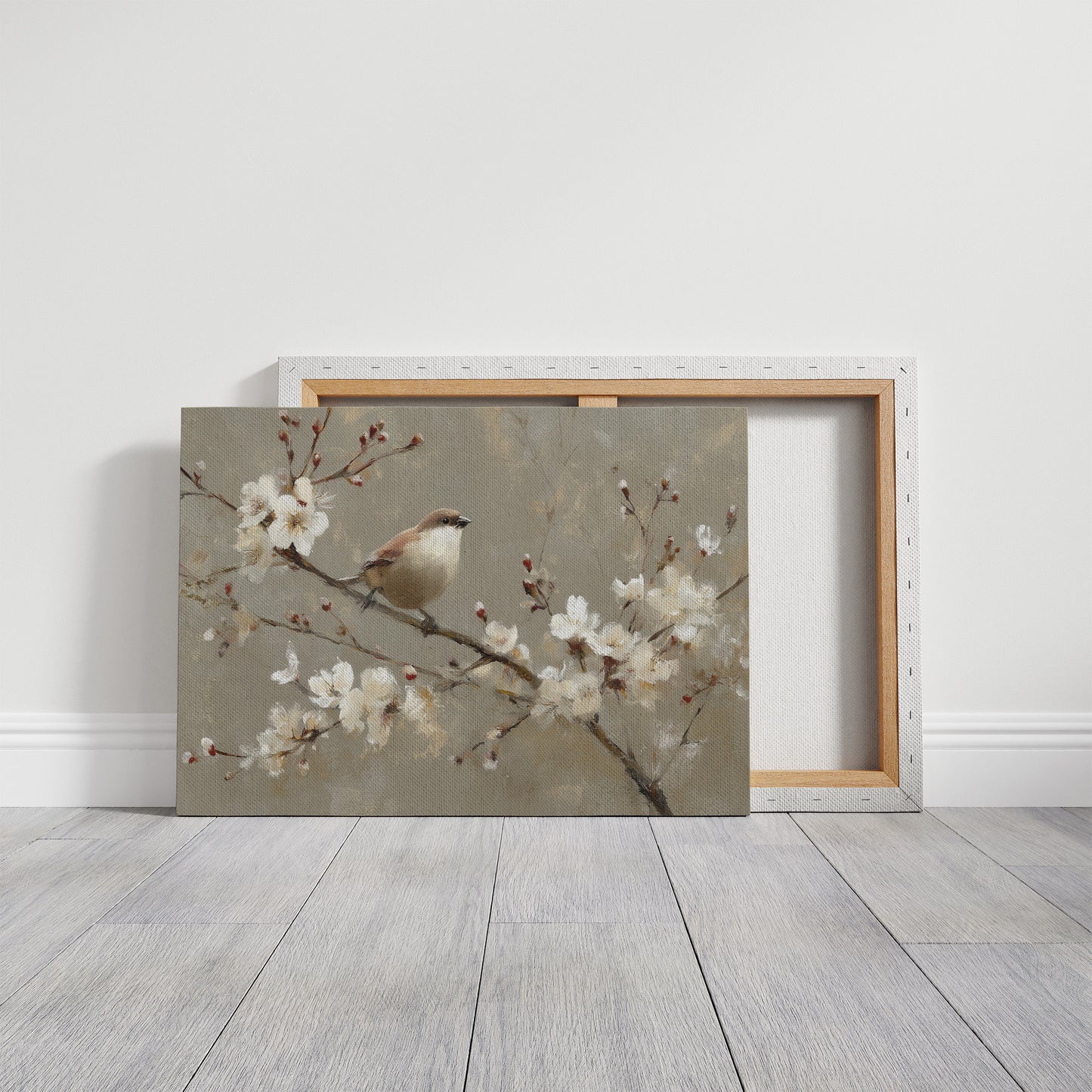 Sparrow Among Spring's First Blossoms