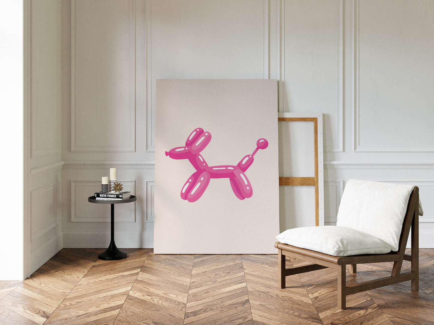 A Playful Moment in Pink