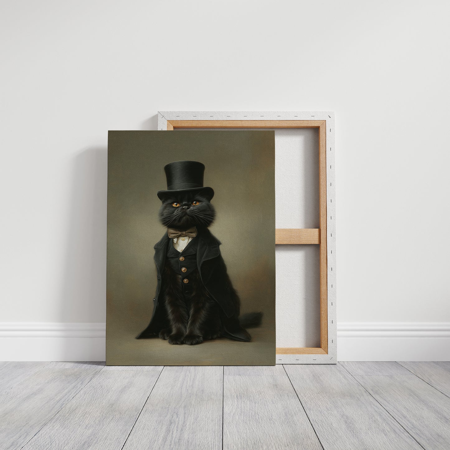 Dapper Feline's Grand Entrance