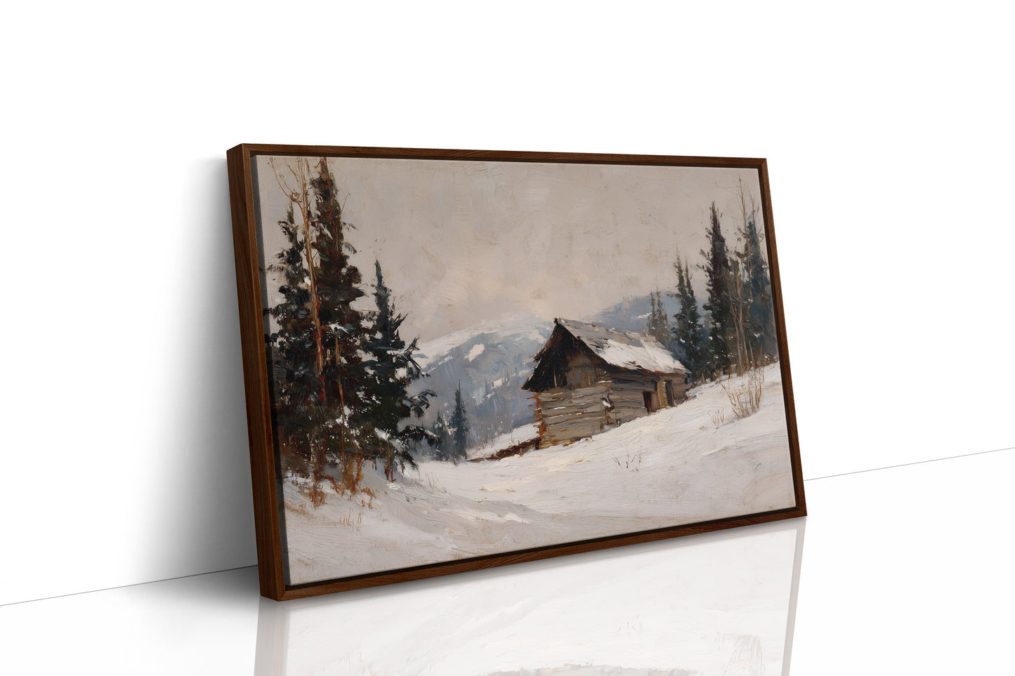 Mountain Cabin Waits For Spring