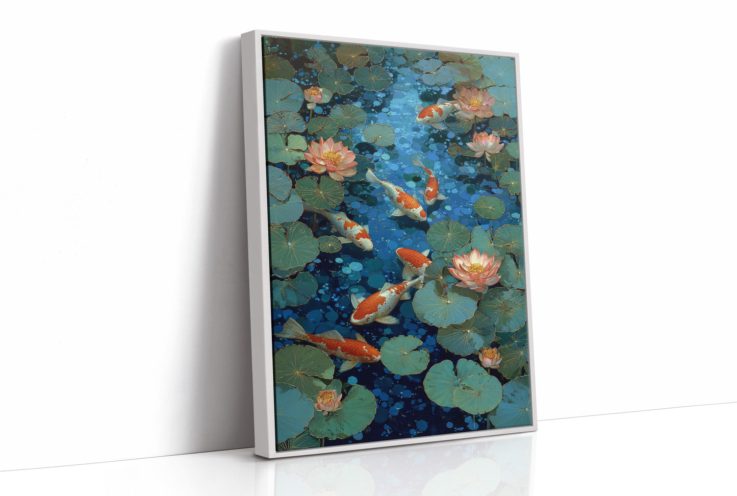 Koi Dance Through Lotus Dreams