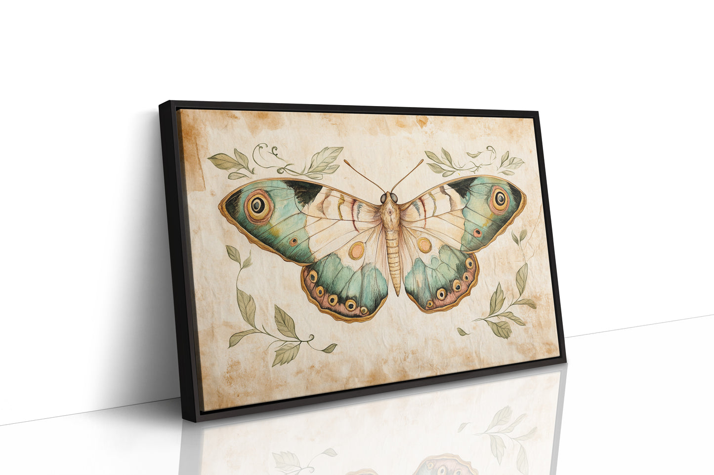 Aged Pages Hold Butterfly Tales