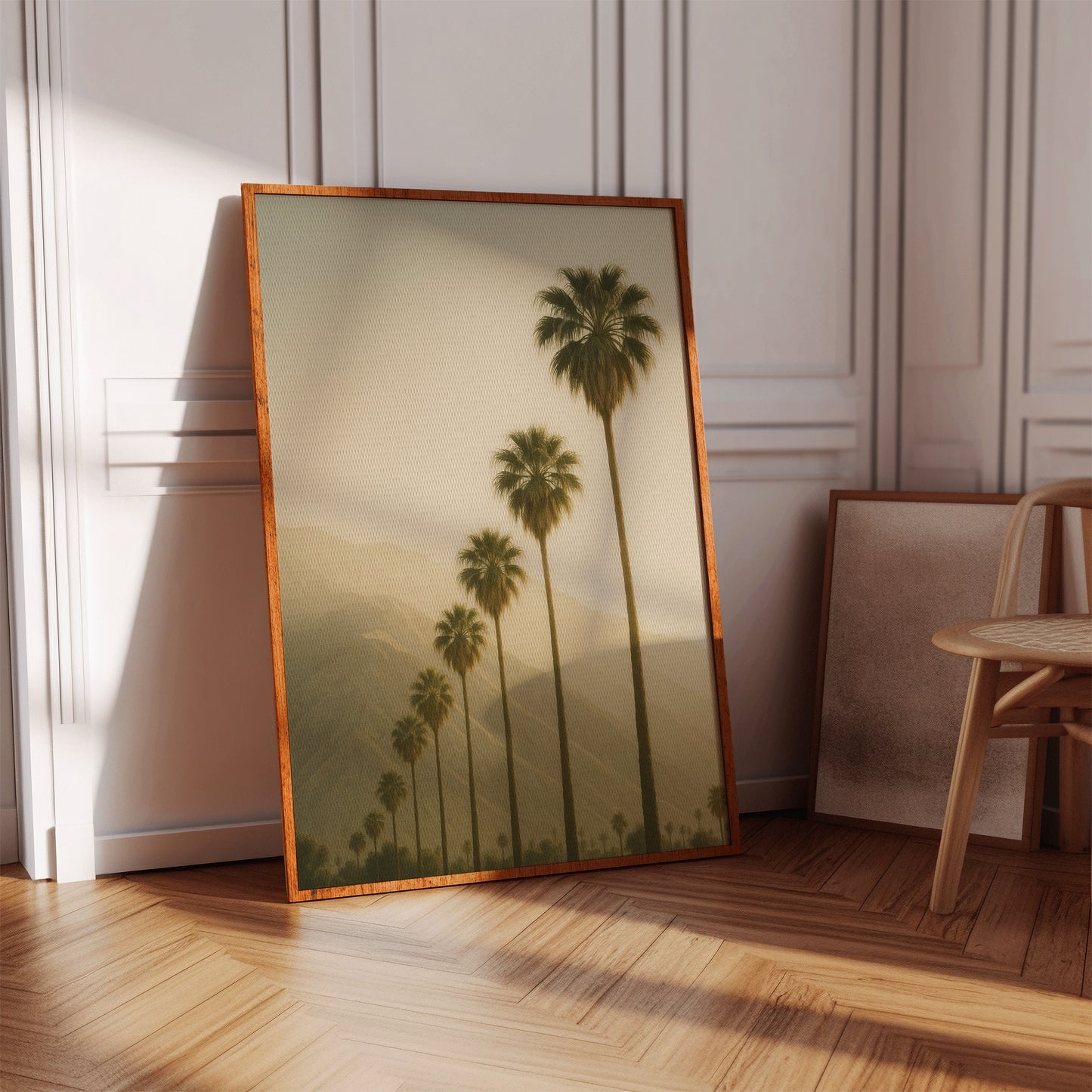 Desert Palms at Dusk