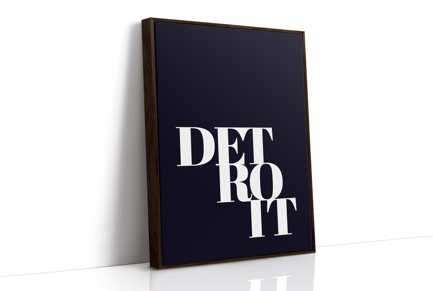 Detroit Bold Typography Print