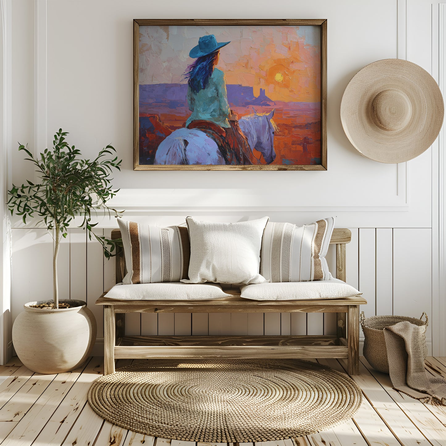 Wild Horses Chase Desert Sunsets