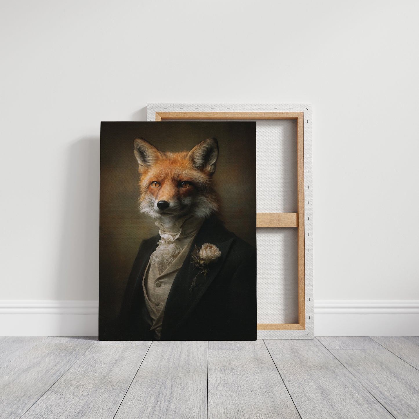 Regal Fox in Formal Attire