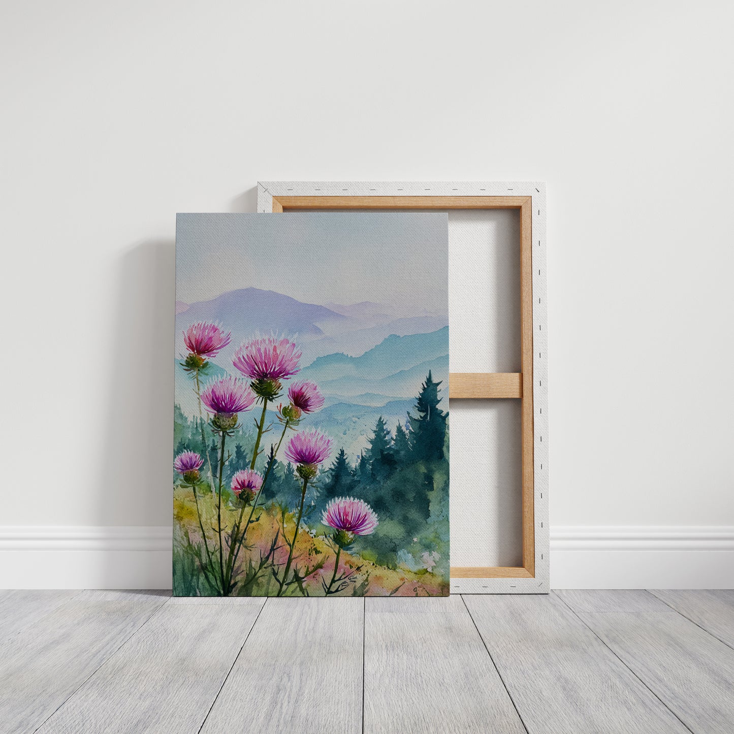 Blooming Hillsides in Morning Light